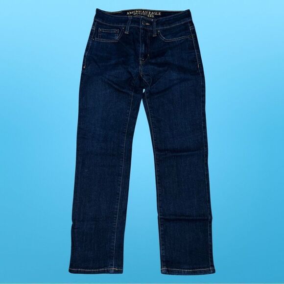 American Eagle Extreme Flex
Slim Straight Dark Wash Jeans Size 28×27 - Picture 1 of 5